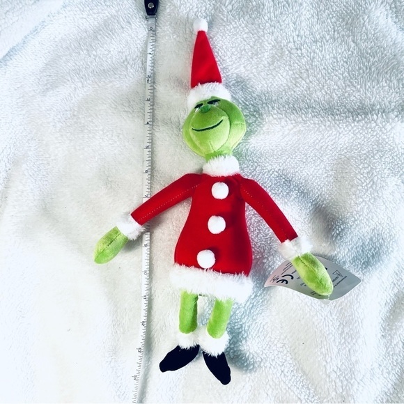 🎄 Dr. Seuss' The Grinch 11" Plush Doll - NWT (13" with Hat) 🎁 - Picture 8 of 8